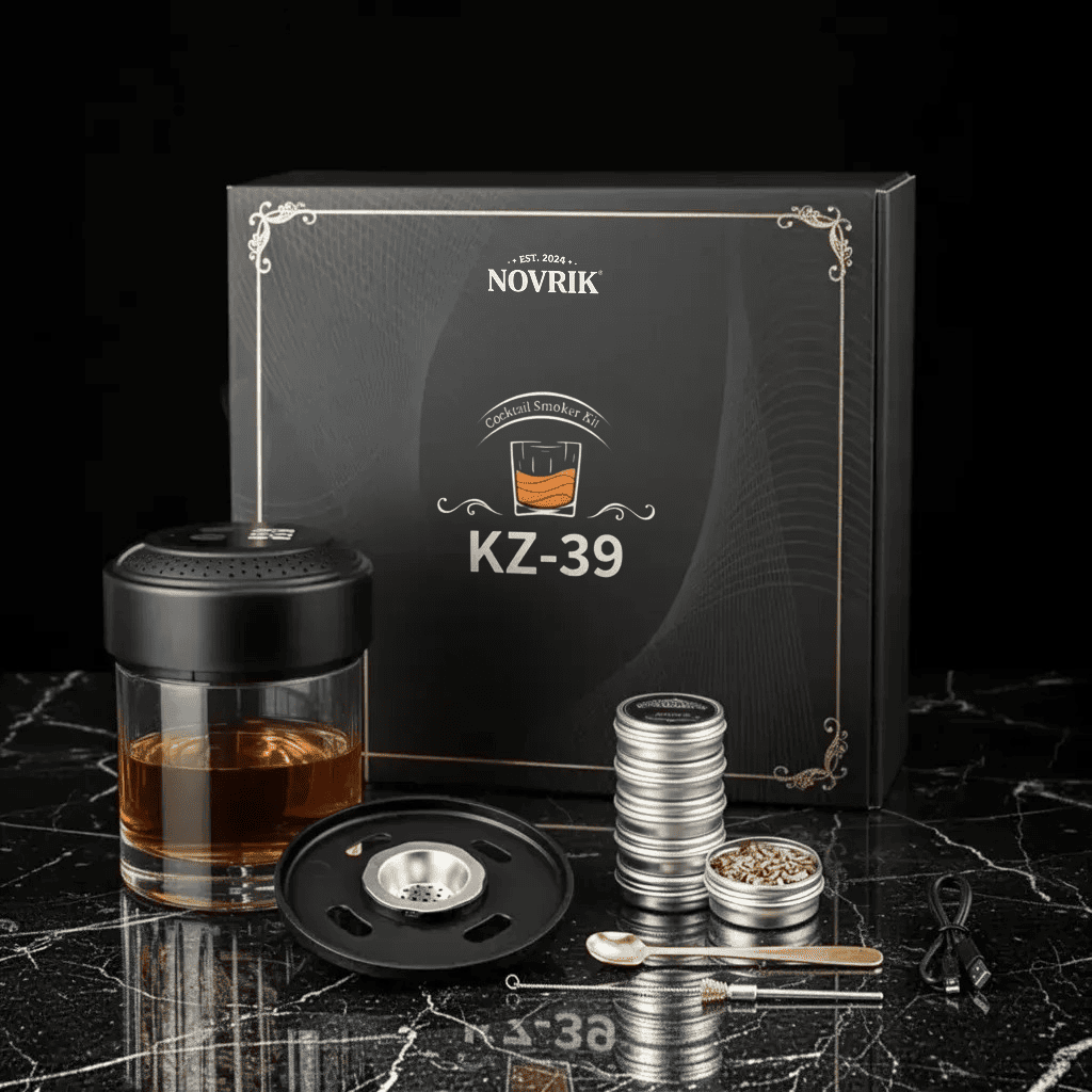 Novrikâ„¢ Electric Whiskey Smoker Kit
