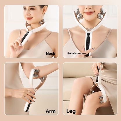 Novrik™ Facial Massager — De-Puff, Sculpt & Relax in 5 Minutes